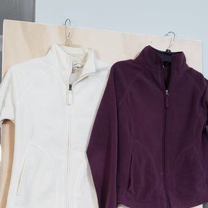 Pair of Merona zippered Fleece Jackets